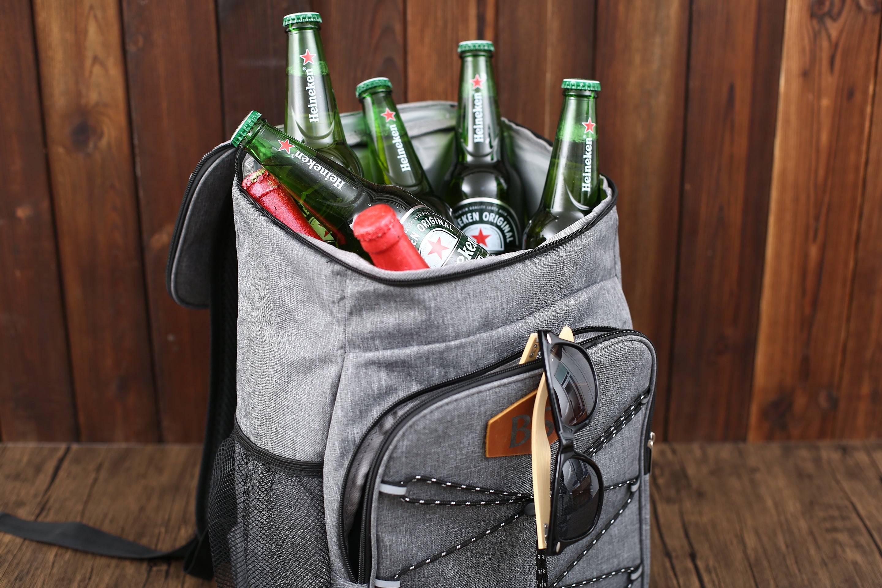 Personalized Groomsmen Gift Cooler Bag with Strap Groomsmen Cooler Bee –  JackLeatherStudio